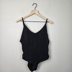 Aerie Black Buckle Side One PIece Swim XL